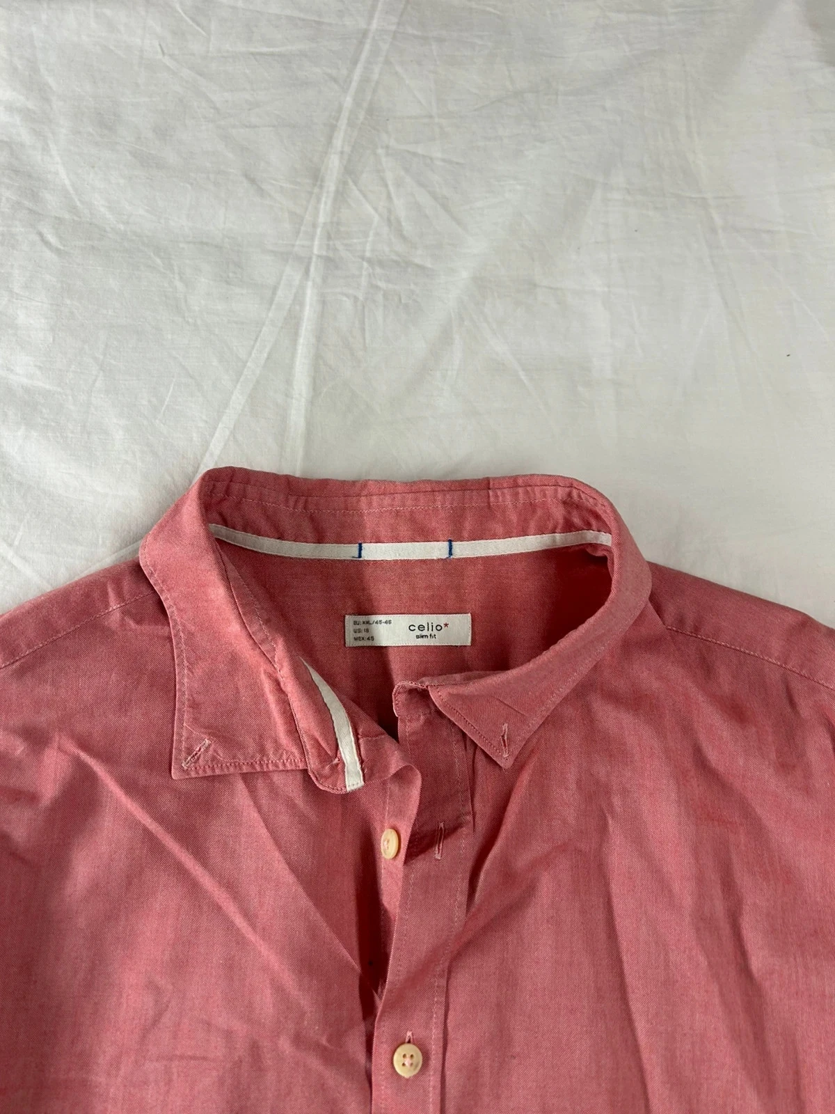 Camisa lisa rosa celio – photo 5